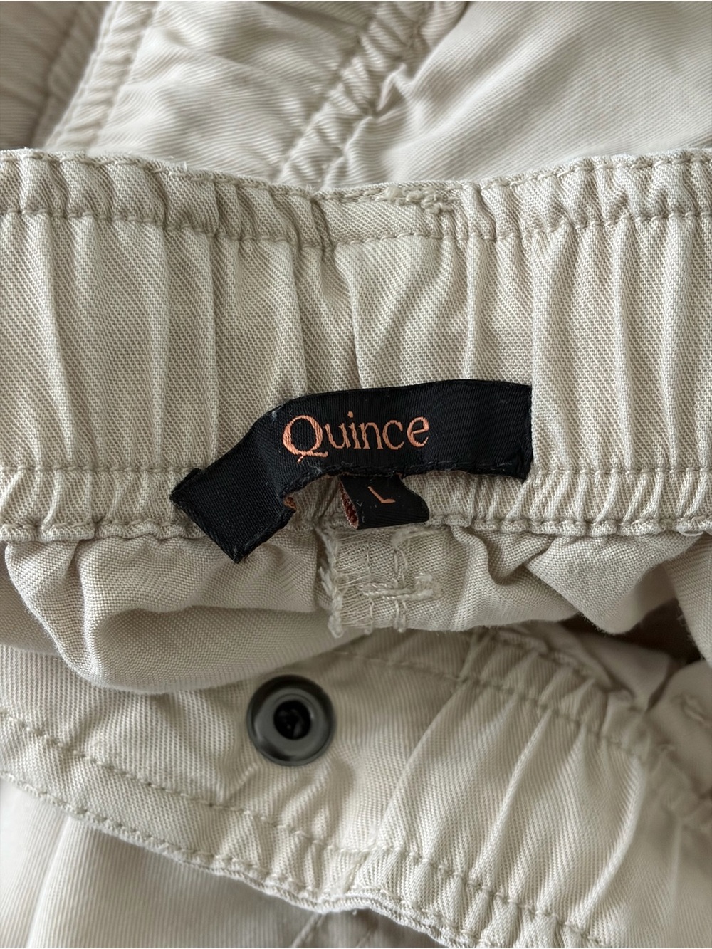 Quince Vintage Wash Tencel Drawstring Cargo Pants - Picture 5 of 5